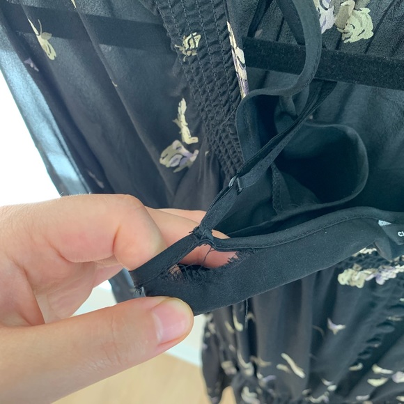 Club Monaco Floral Silk Dress - Picture 4 of 5